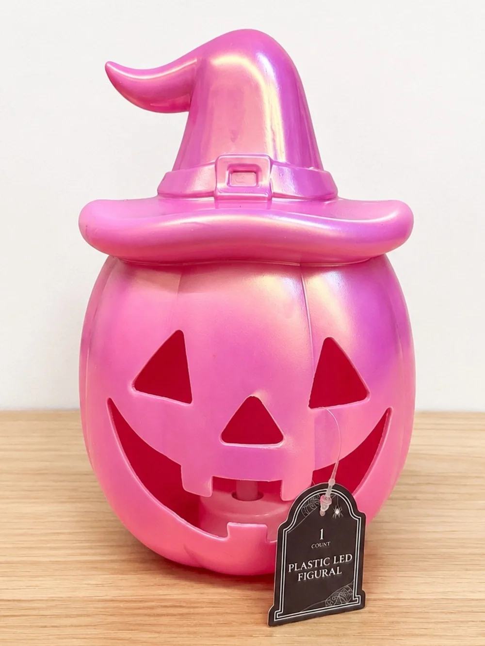 Target Bullseye Playground Halloween Light Up Pink Jack O Lantern Pumpkin